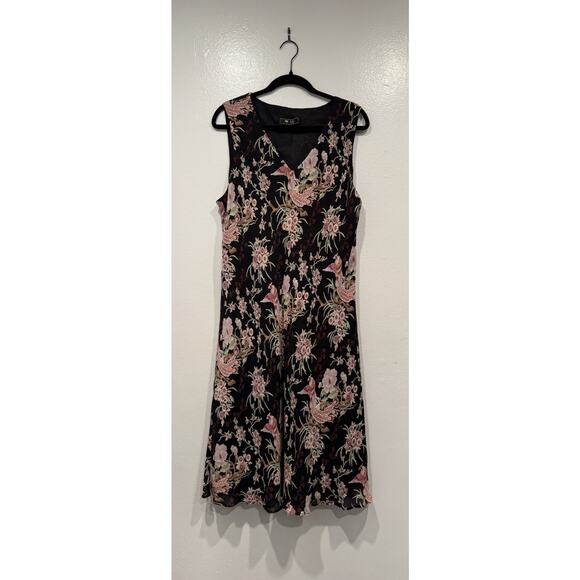 Lily Y2K Floral MIDI Dress Women’s Plus Size 2X Sleeveless 90s Fairy Grunge Boho - Picture 1 of 6